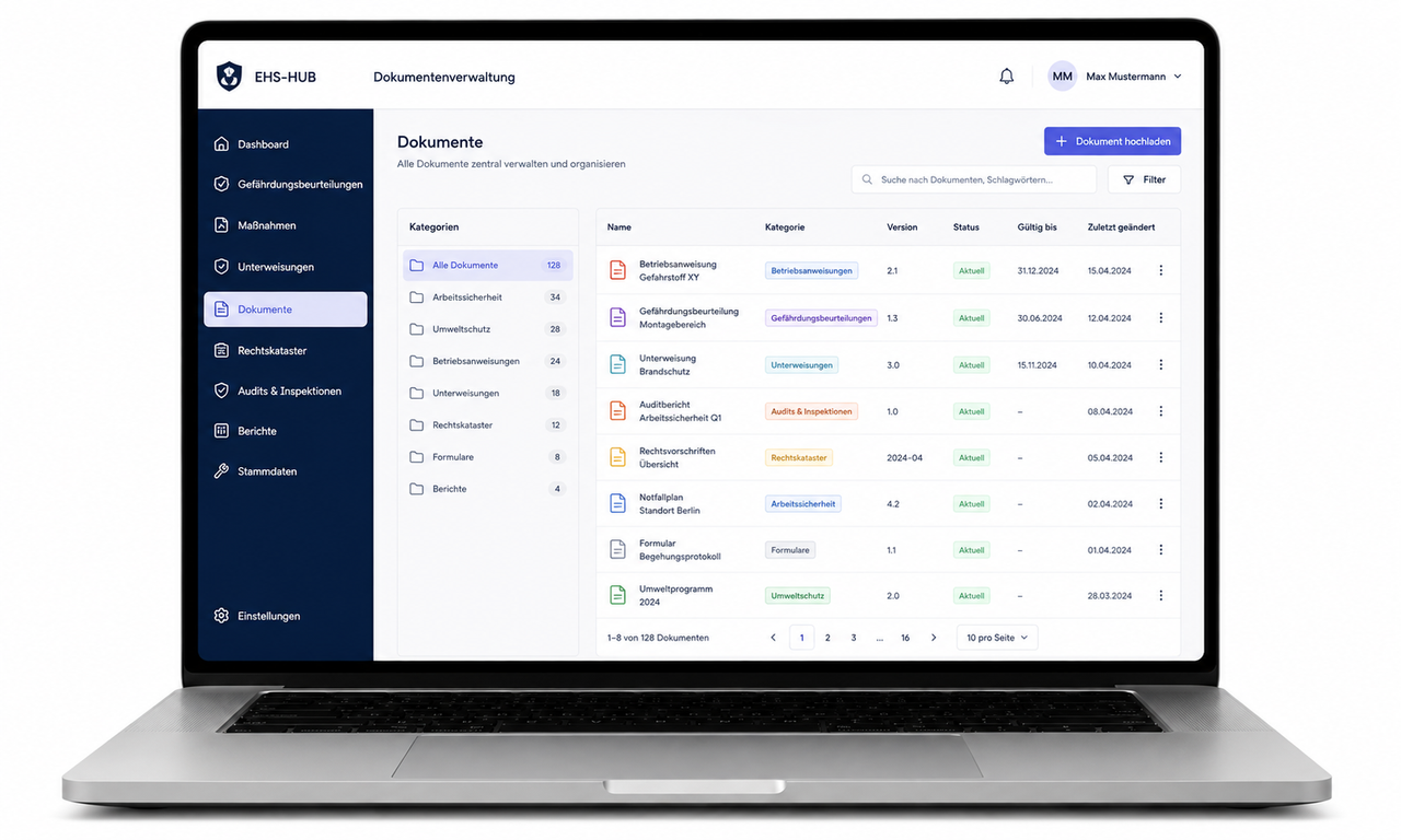 ratiosecOS Dokumentenmanagement
