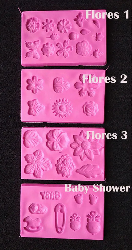 Cenefas Siliconadas Flexibles Para Pastillaje Fondant Arte Ruso Repujado Metal 