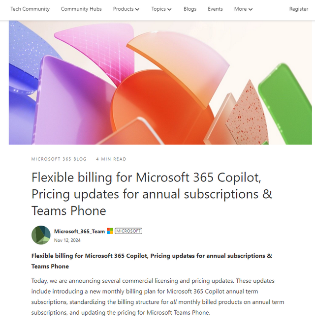 Flexible billing ...