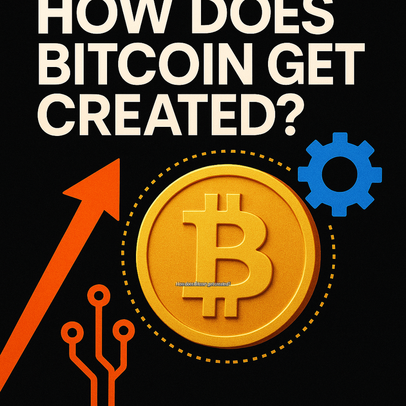 How does Bitcoin get created?