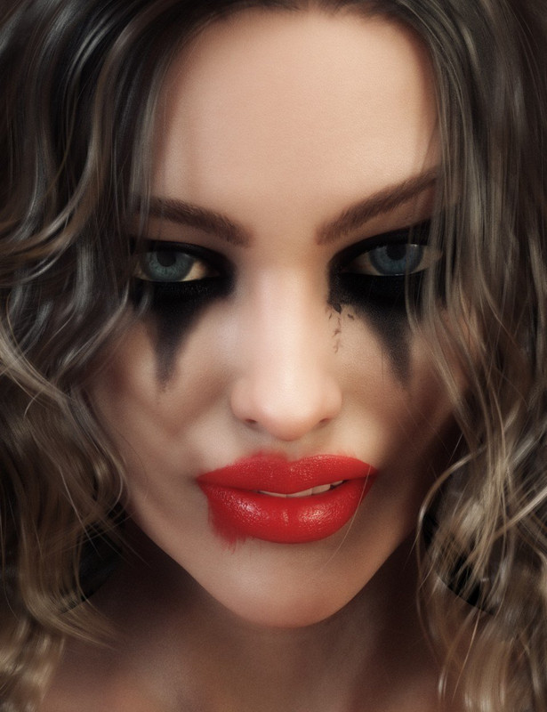Untidy Make-up for Genesis 8 Female Untidy Make-up for Genesis 8 Female