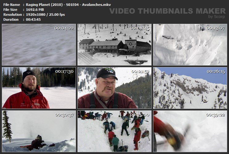 Raging Planet (2010) - S01E04 - Avalanches.mkv