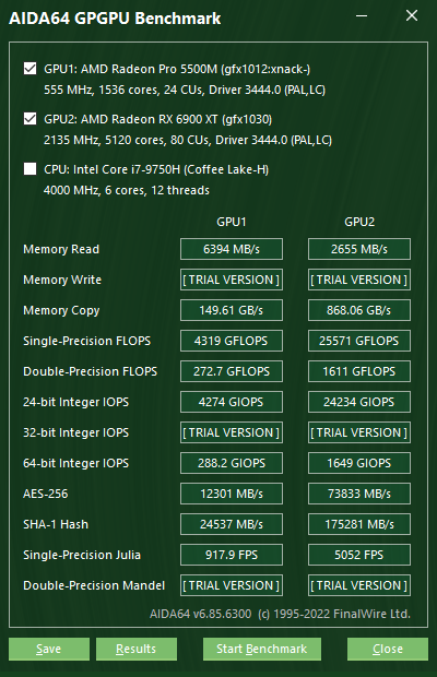 Amd radeon discount pro 5500m driver