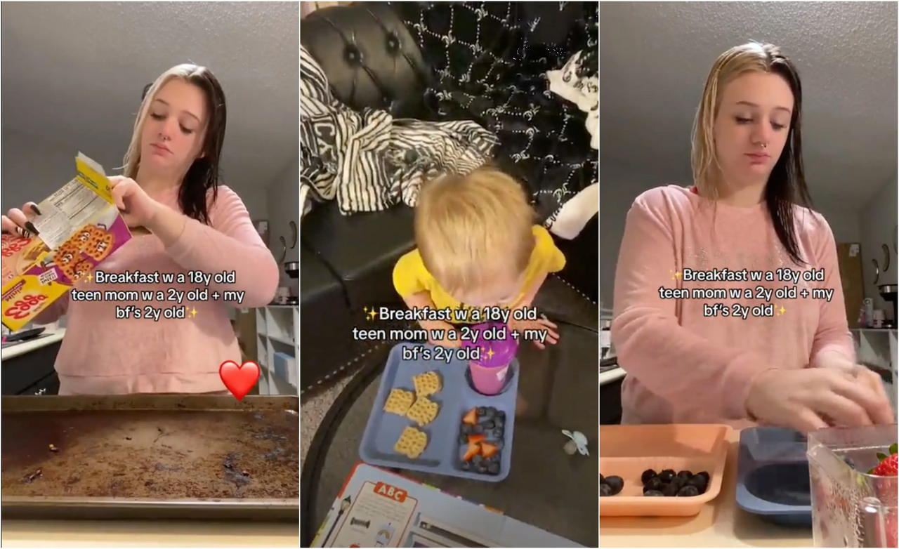 Critican a madre de 18 años por darle comida congelada a su hija de 2 años