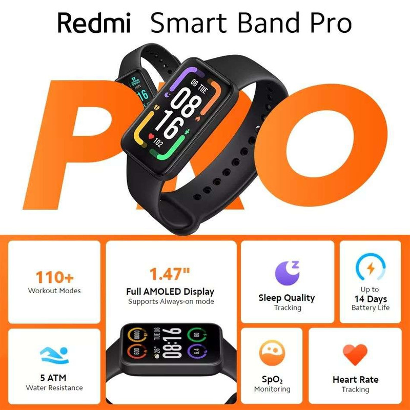 AliExpress: Redmi Smart Band Pro GOBLAL (Si saben de algún código promocional puede que les salga mas bara) 