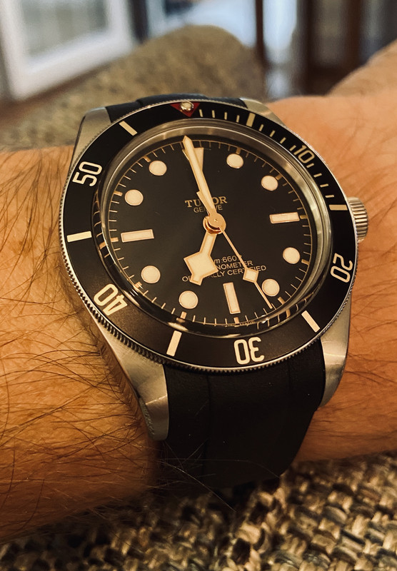 Tudor black bay 58 rubber b sale