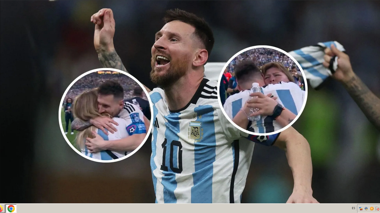 ¿Quién es la mujer que abrazó a Messi en la Final de Qatar 2022?