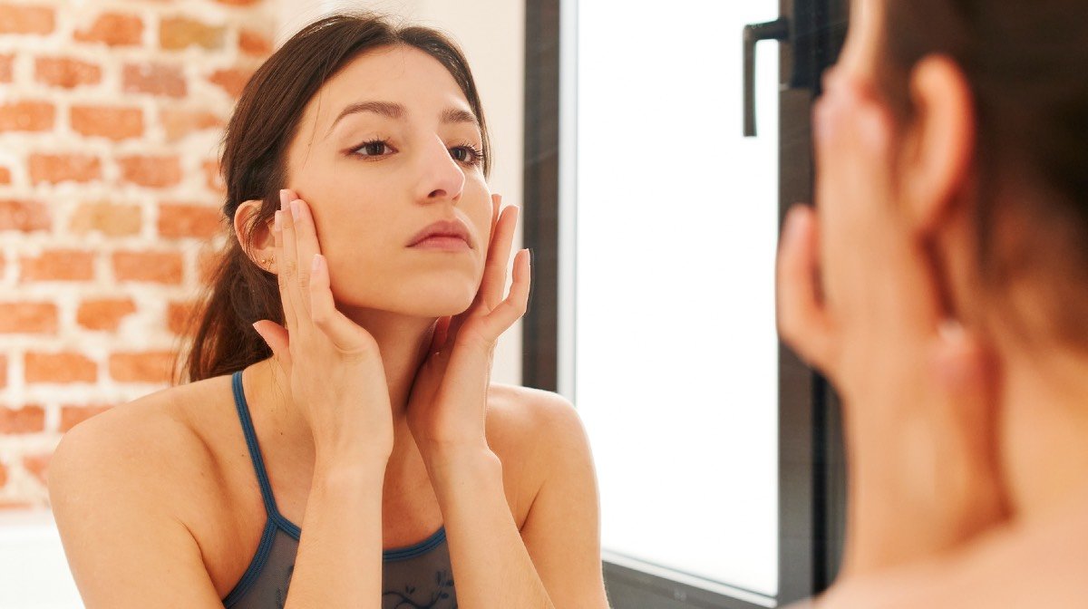 Skincare routine for sensitive combination skin