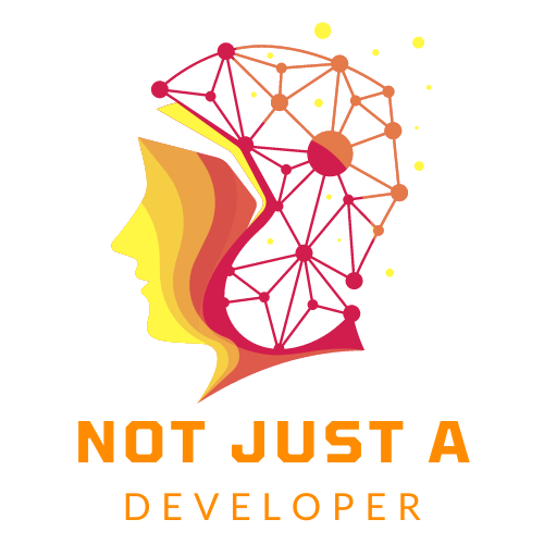 Not Just a Developer (Gabriel Fortià's personal brand) logo