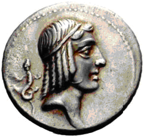 Glosario de monedas romanas. LAGARTIJA. 10