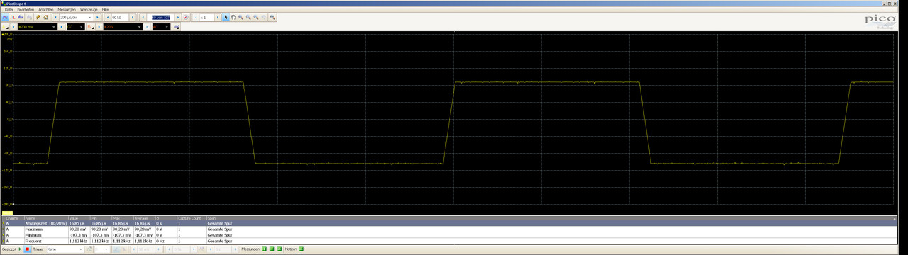Pico 1µF 200µs 200mV