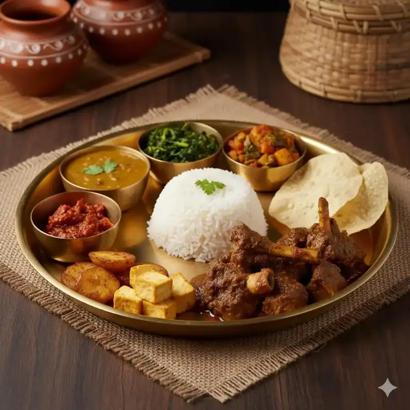 Mutton Curry Khaja Set