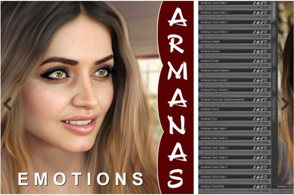 ARMANAS Emotions for G8F