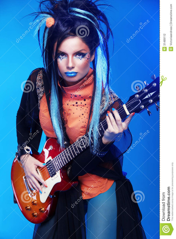 rock-girl-posing-electric-guitar-playing-hard-rock-blue-backgrou