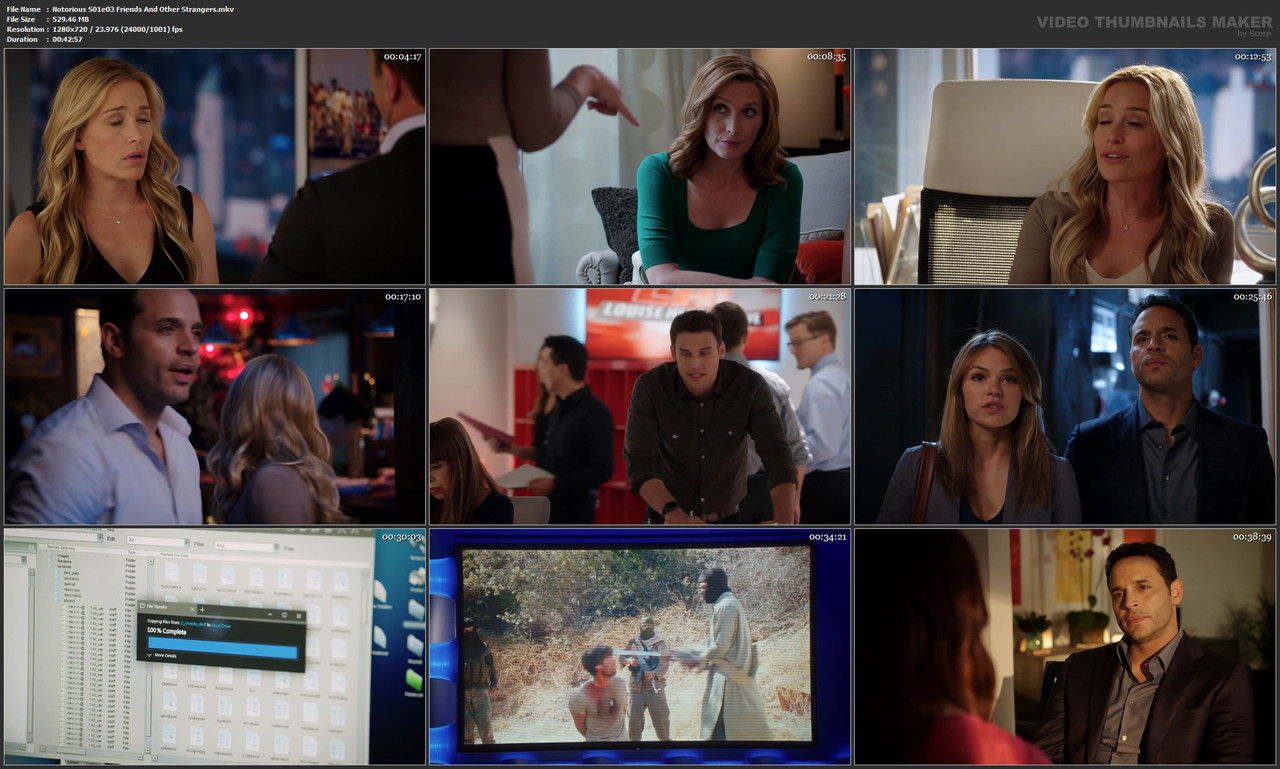 Notorious S01e03 Friends And Other Strangers.mkv