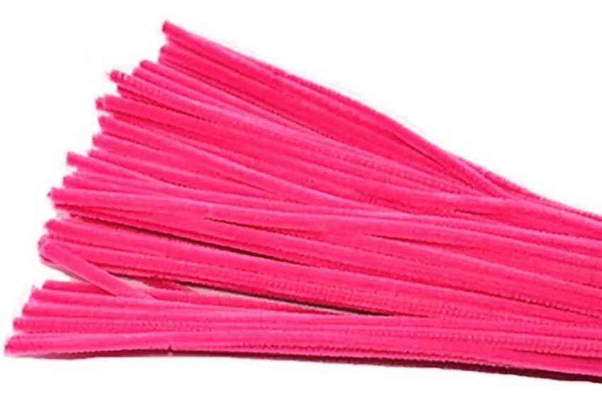 realiza flores con limpiapipas chelines gamuzados tiras de alambre forrado