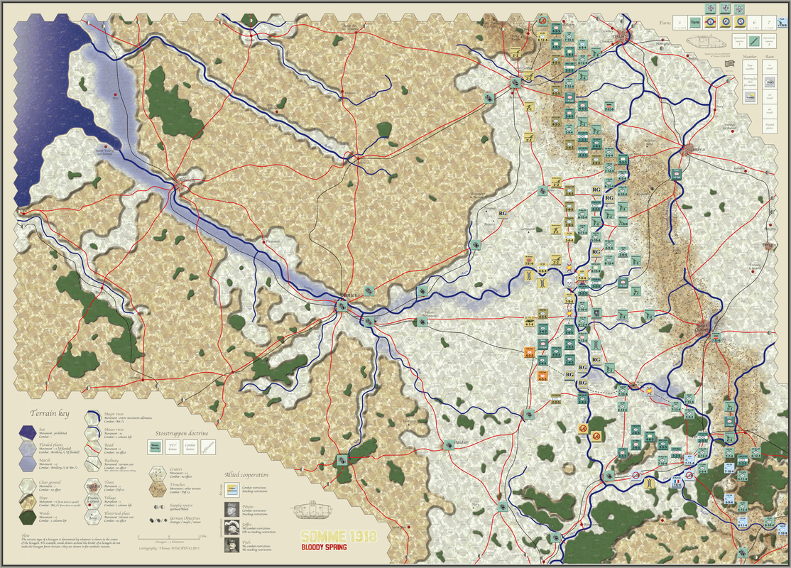 Somme 1918Map