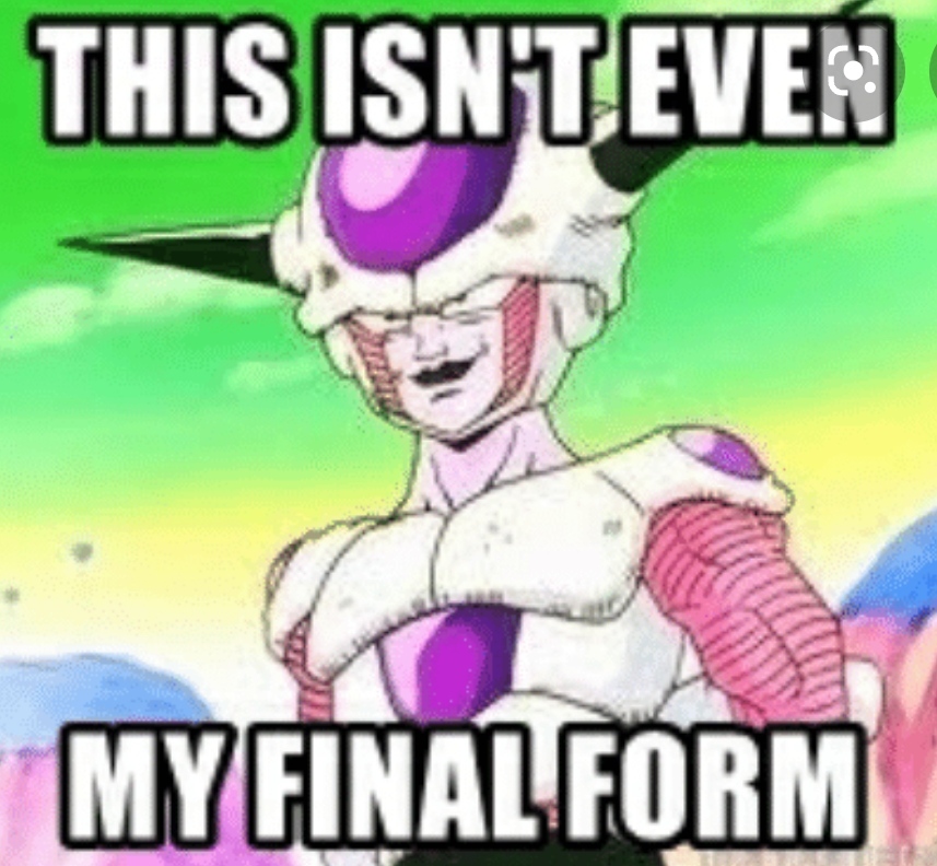 Isn t snowing. This is not my final form. its not my final form. it&#039;s not even my final form. this isn&#039;t even my final form.