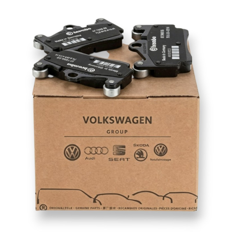 Audi Porsche Volkswagen Braking System Series Rear Brake Pad Belakang for Audi Q7 4L VW Touareg 7L Porsche Cayenne 955 957 330mm (OE: 7L0698451H / 7L0698451G / 7L6698451D / 95535293906)
