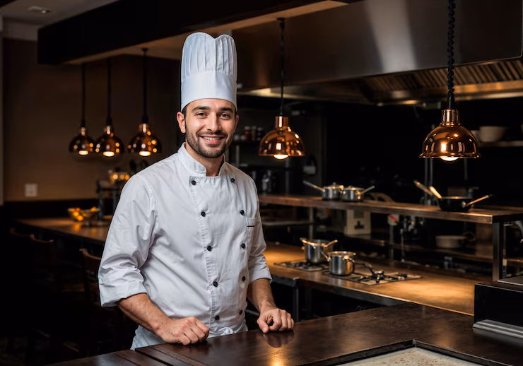 chef sonriente cocina restaurante 23 2151983465
