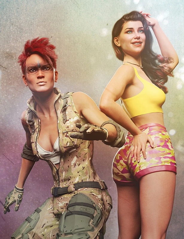 ptf war and peace camo shader pack 00 main daz3d