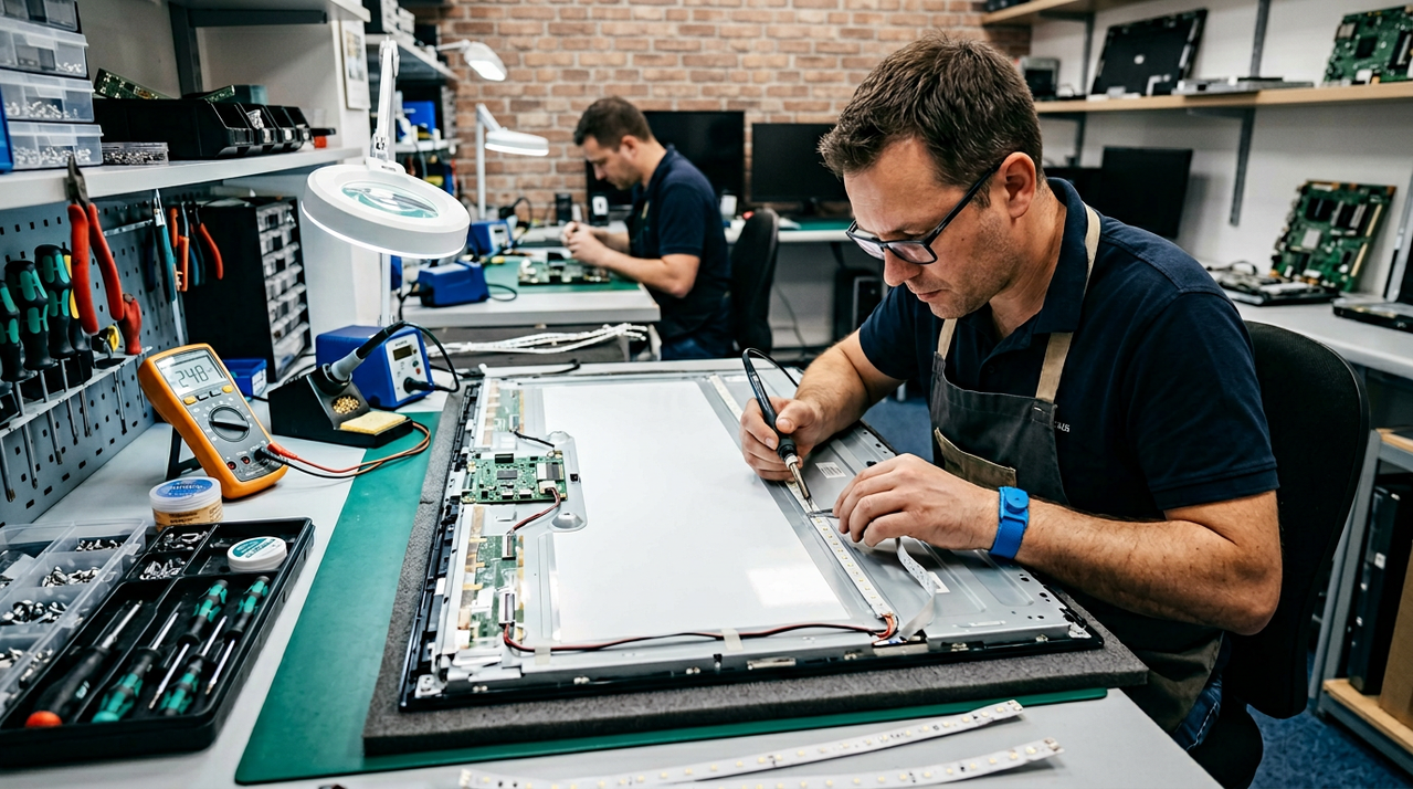 Замена подсветки телевизора в Саранске — симптомы, сроки, гарантия