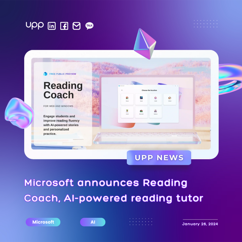 Microsoft announces Reading Coach, AI-powered reading tutor