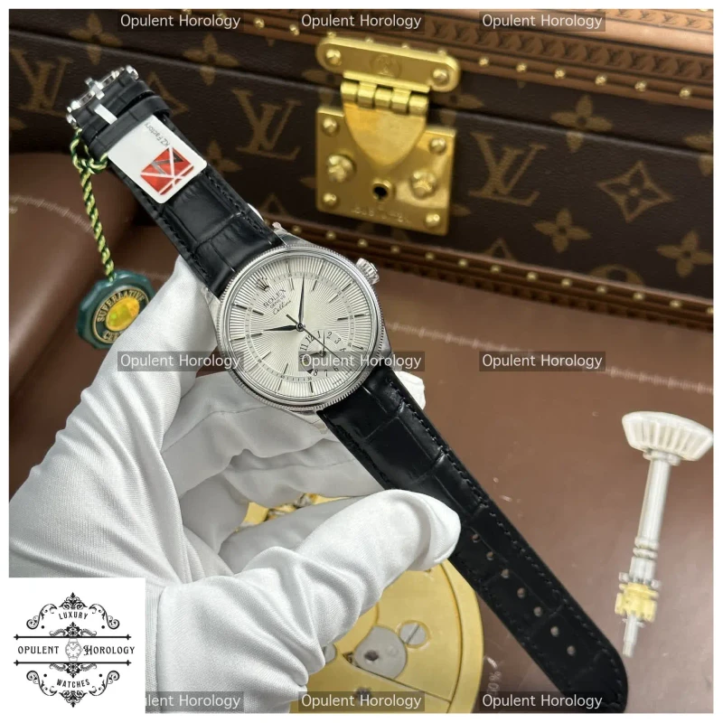 Rolex Cellini Dual Time 50529 Replica - Swiss-Made, 39mm, White Dial