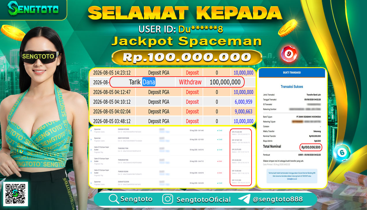BUKTI PEMBAYARAN SLOT SPACEMAN