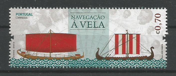 Portugal - 2018 - Navegação ? Vela - selo 0,70