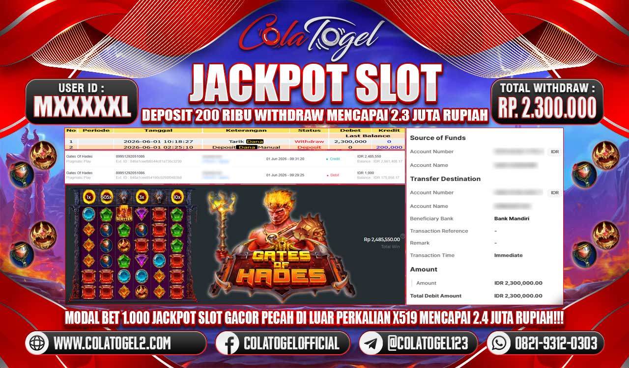 JACKPOT SLOT GACOR!!