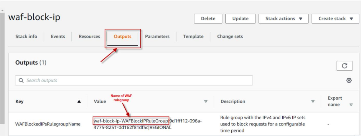 this image show the output of stack