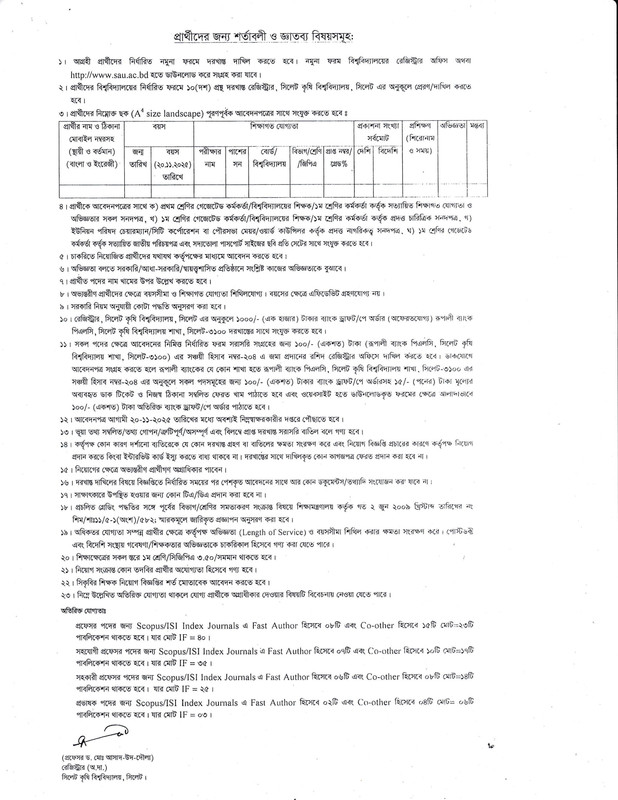 SAU-Sylhet-Teacher-Job-Circular-2025-PDF-2