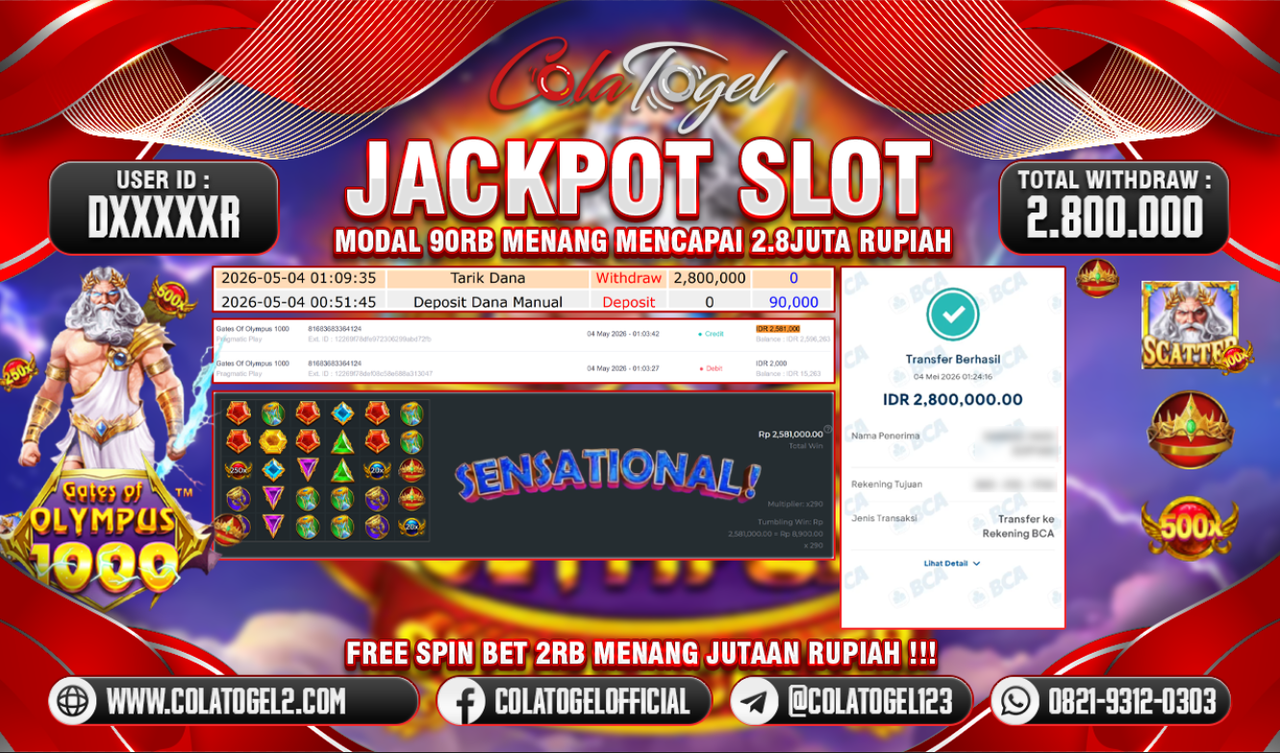 JACKPOT SLOT GACOR!!