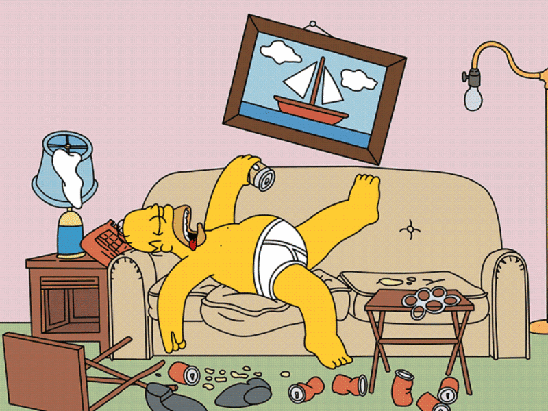 home-cartoon-table-chair