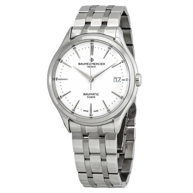 baume-et-mercier-clifton-baumatic-automatic-white-dial-men_s-wat