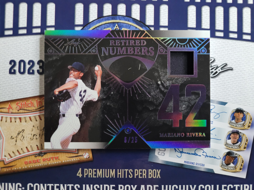 2023 A Bronx Legacy MEM Mariano Rivera 6-25-1