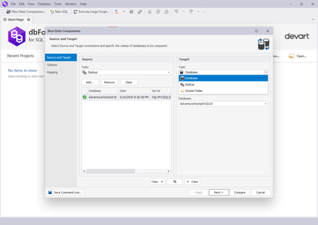 Devart dbForge Data Compare for SQL Server 5.5.3