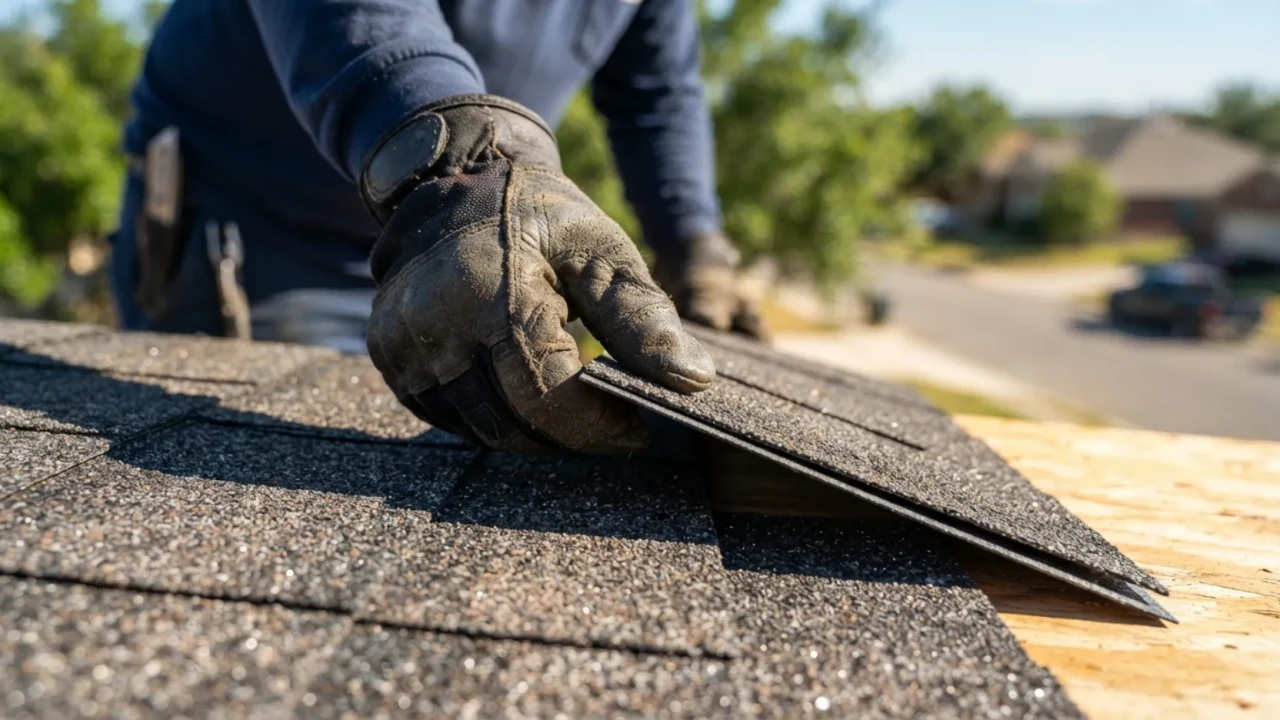 Asphalt shingle roof installation San Antonio Texas