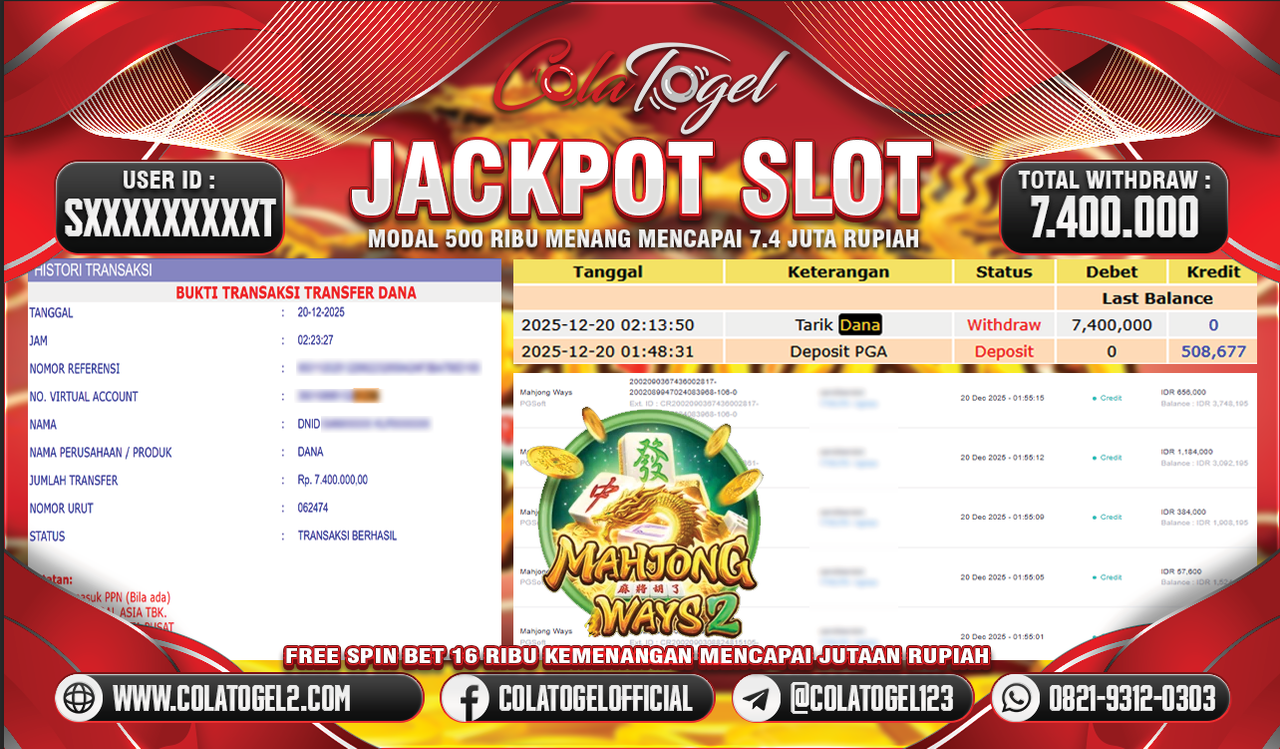 JACKPOT SLOT GACORR!!