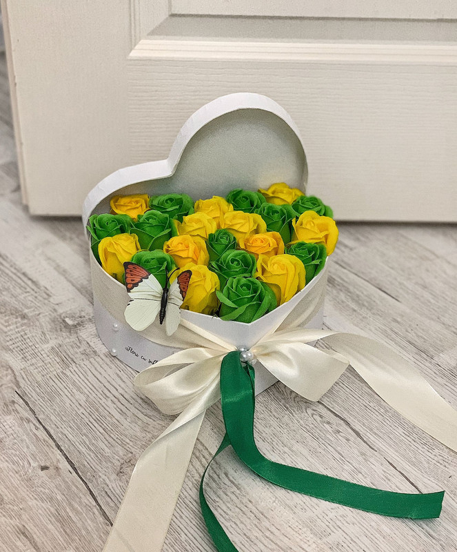 Cutie inima culori primavara