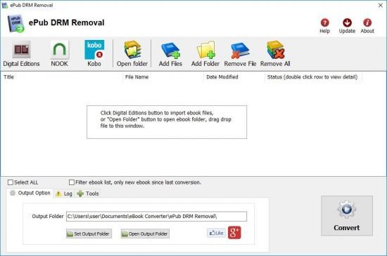 ePub DRM Removal 4.21.1015.395