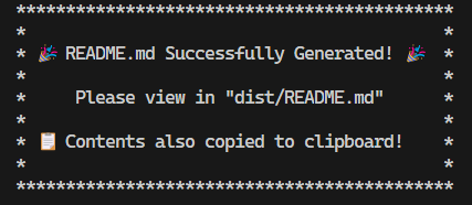 Success Notification