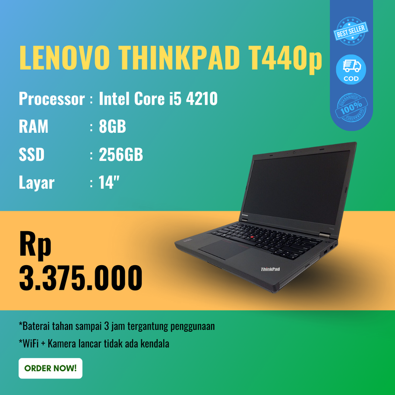 LAPTOP LENOVO THINKPAD T440p LAPTOP LENOVO THINKPAD T440p