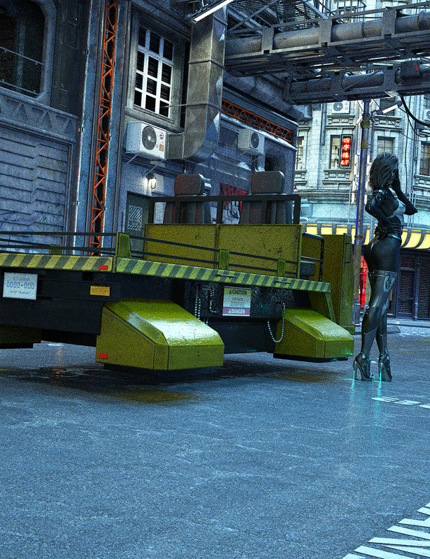 sci fi hover cart 00 main daz3d