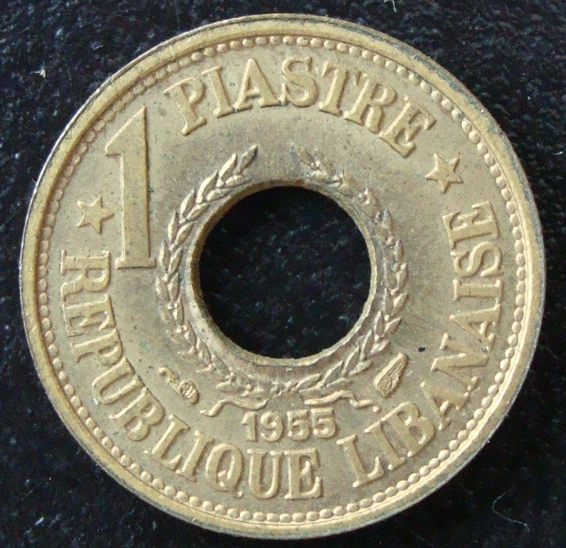1 Piastra. Líbano (1955) LIB-1-Piastra-1955-rev
