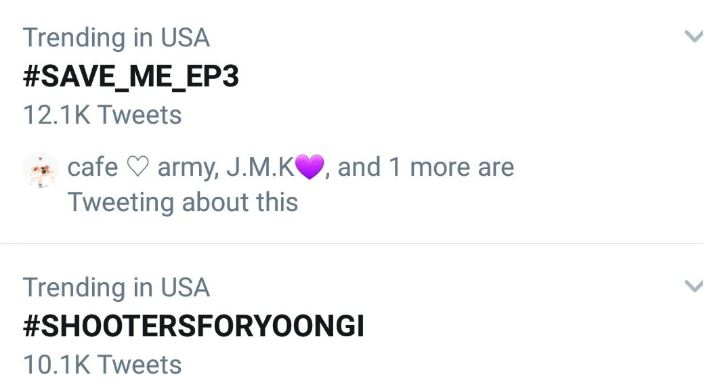 Tagar untuk Suga BTS