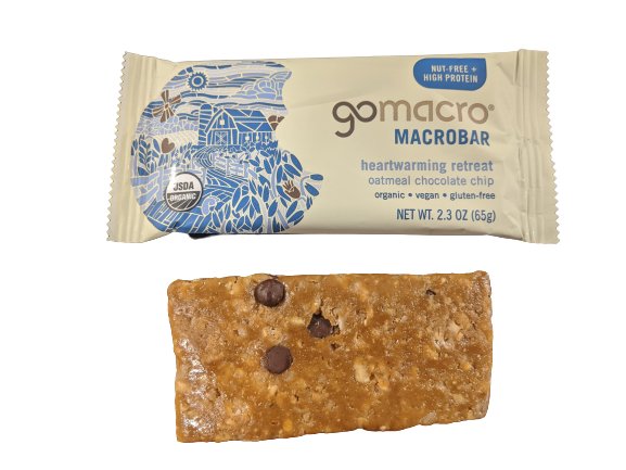 GoMacro Oatmeal Chocolate Chip bar (Heartwarming Retreat)