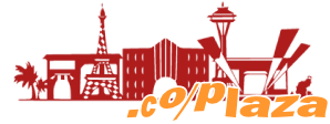 ".co/plaza" is written in the font Marola on top of the las nevadas website logo
