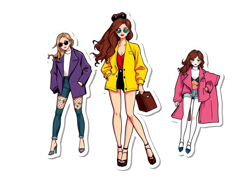 High-resolution Fashion Stickers